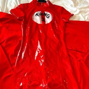 Thing 2 Latex Halloween Romper